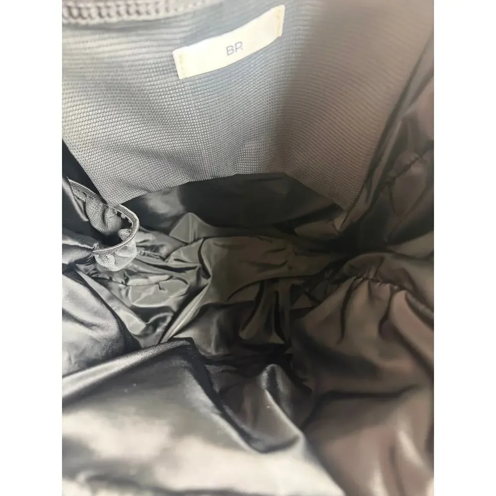 BP Nordstrom Nylon Tote Bag Black Travel Commuter Collegiate Academia EUC